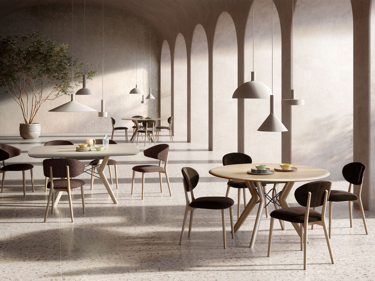 Мягкий стул из ткани без подлокотников Mobitec Toro ARCH-00006009 - Вид №4