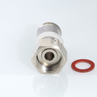 VTm.222.N.002606 Пресс-фитинг с накидной гайкой Valtec 26 мм х 1"  - Вид №6