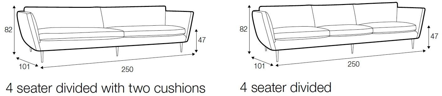 Sits 4-х местный тканевый диван Teddy sun-id-1444929 - Вид №8