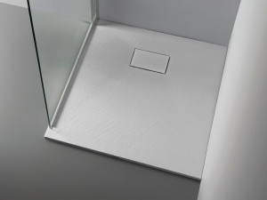 Квадратный душевой поддон из полиэстера, армированного стекловолокном (PRFV)