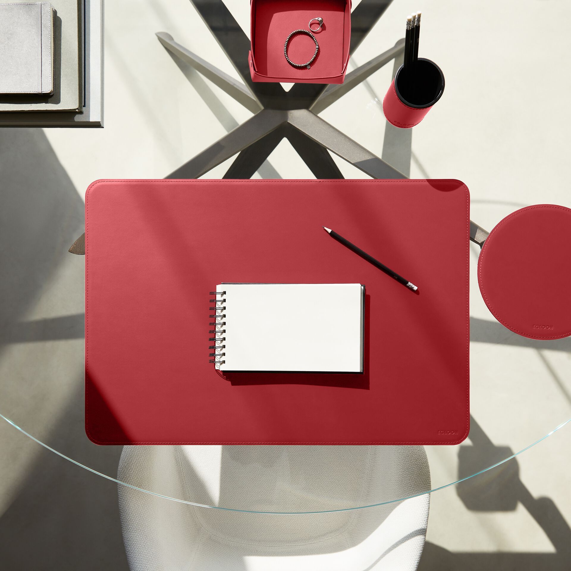 Регенерированный кожаный круглый коврик для мыши EGLOOH ATLANTE ARCH-00149473 - Вид №40