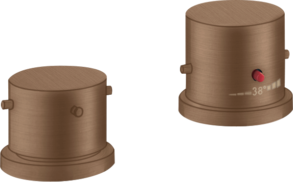 10480310 Термостатический смеситель на край ванны на 2 отверстия с нулевой ручкой AXOR STARCK