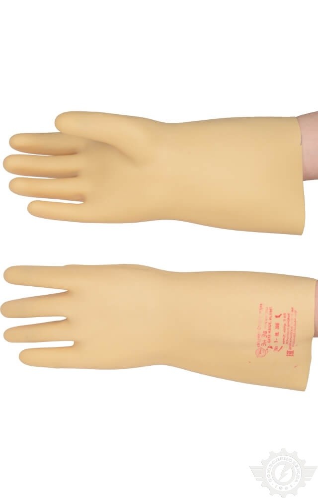 59811 Перчатки резиновые диэлектрические.  Диэлектрические изделия размер Спецодежда 