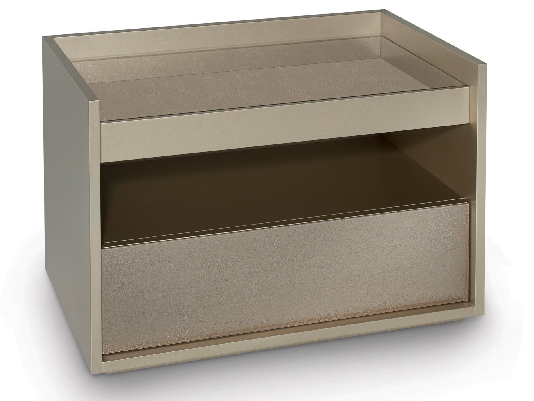 Деревянная и стеклянная тумбочка с освещением Sicis Seneca ARCH-00023136