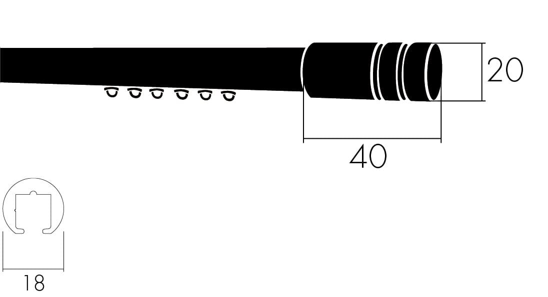 Алюминиевая карниз Frandoli повседневная ARCH-00044884 - Вид №3