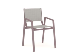 Алюминиевый садовый стул с подлокотниками