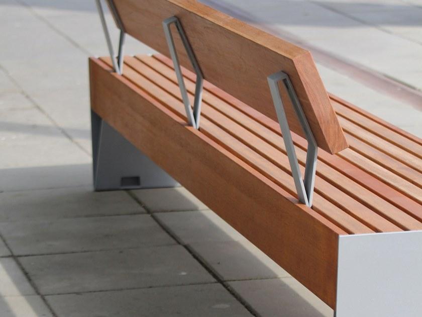 mmcité1 Скамья со спинкой Blocq sun-id-1491186 - Вид №5