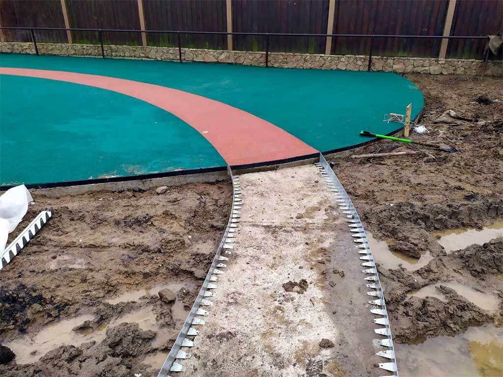 Металлический бордюр 1200*110*70*1,5 компл. ГеоПластБорд GPBST-08 - Вид №11