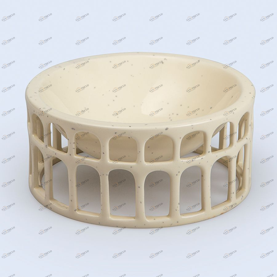 Миска сервировочная керамическая Hestia белая Doiy DYHESBOWH