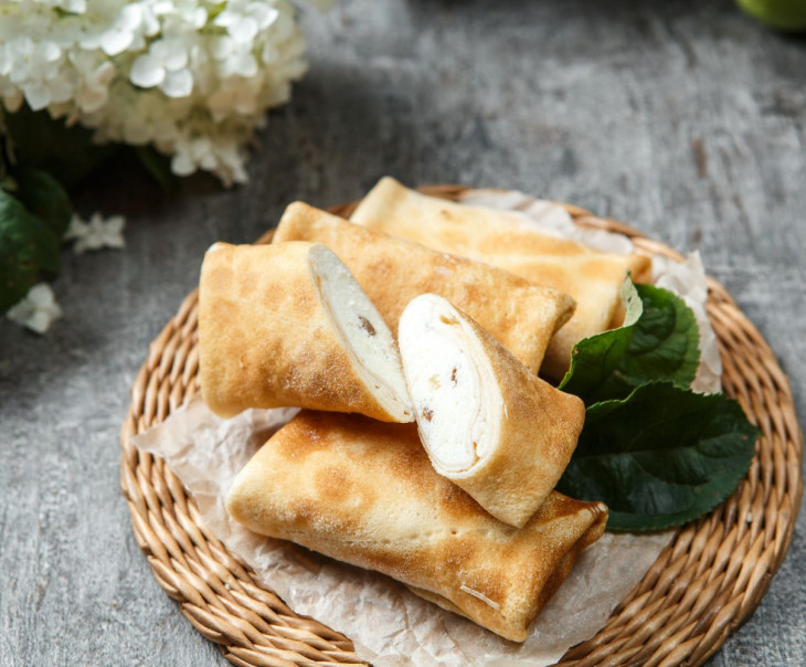 6716 Блины с творожной массой и изюмом Вкусляндия  - Вид №1