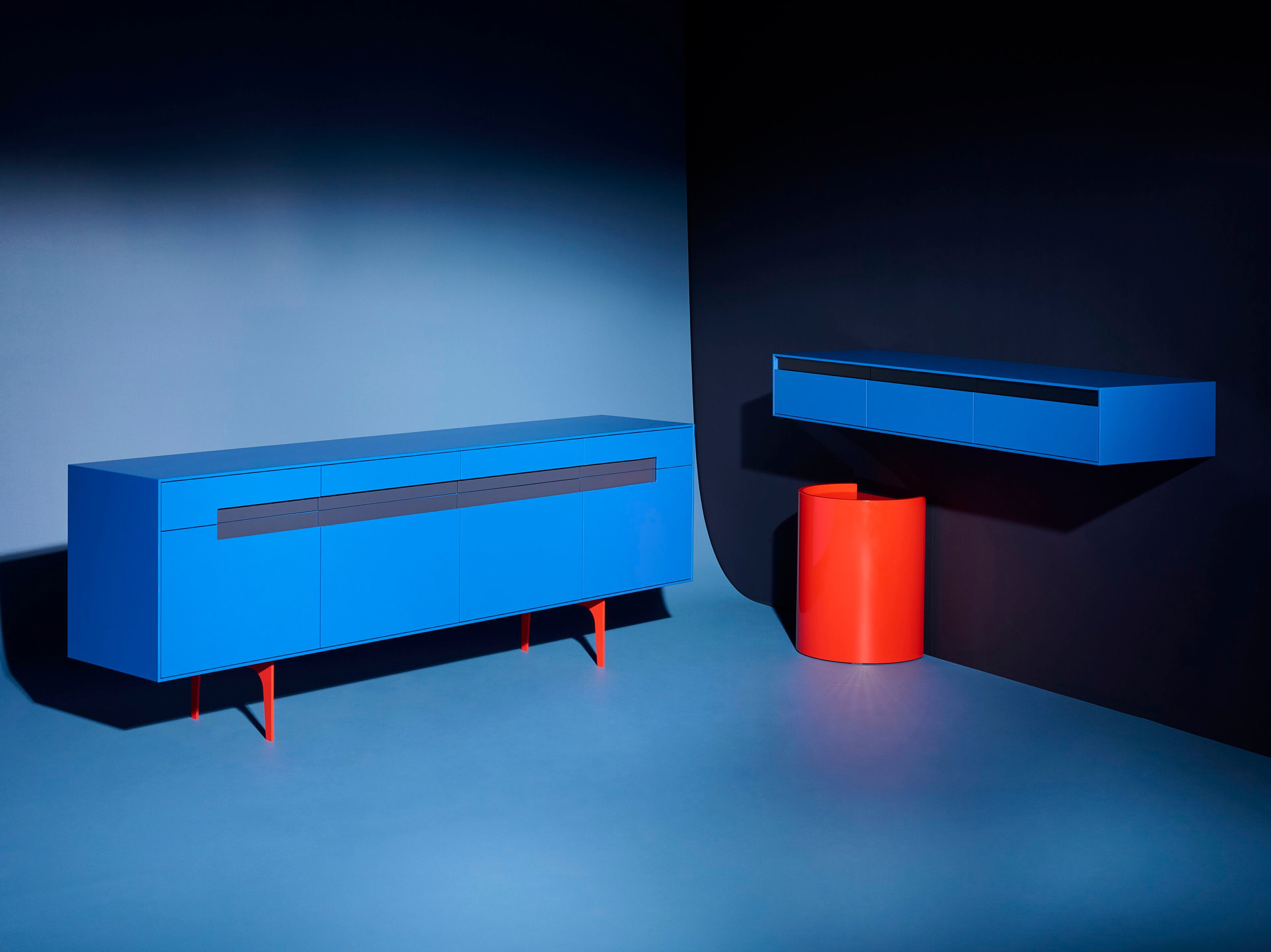 Подвесная прямоугольная консоль с ящиками Schonbuch Canvas ARCH-00137257 - Вид №2