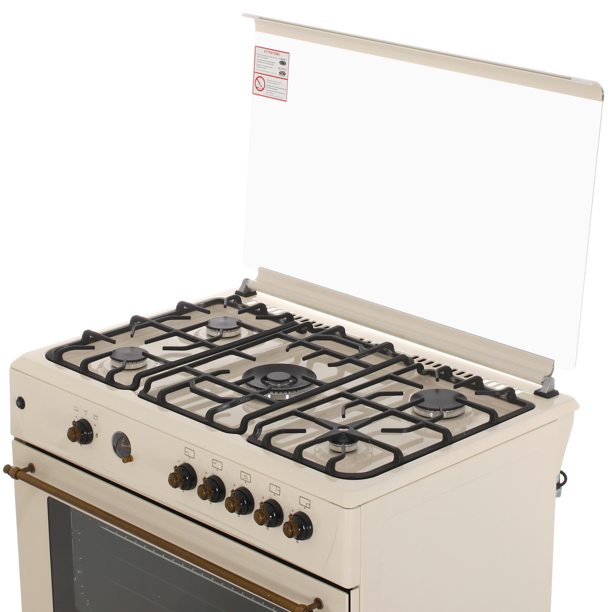 9016707 Газовая плита NORDFROST GG 9064 YR бежевый STDN-0054709 - Вид №8