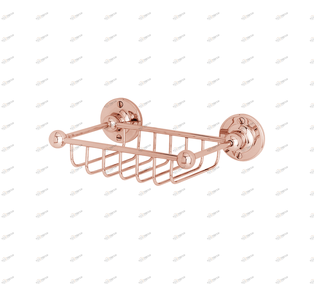 Gentry Home Держатель стакана с кристаллами Oxford Розовое золото GH101420