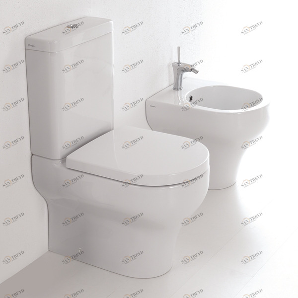 04CL12CL Компакт унитаз с бачком Белый Olympia Ceramica CLEAR Италия