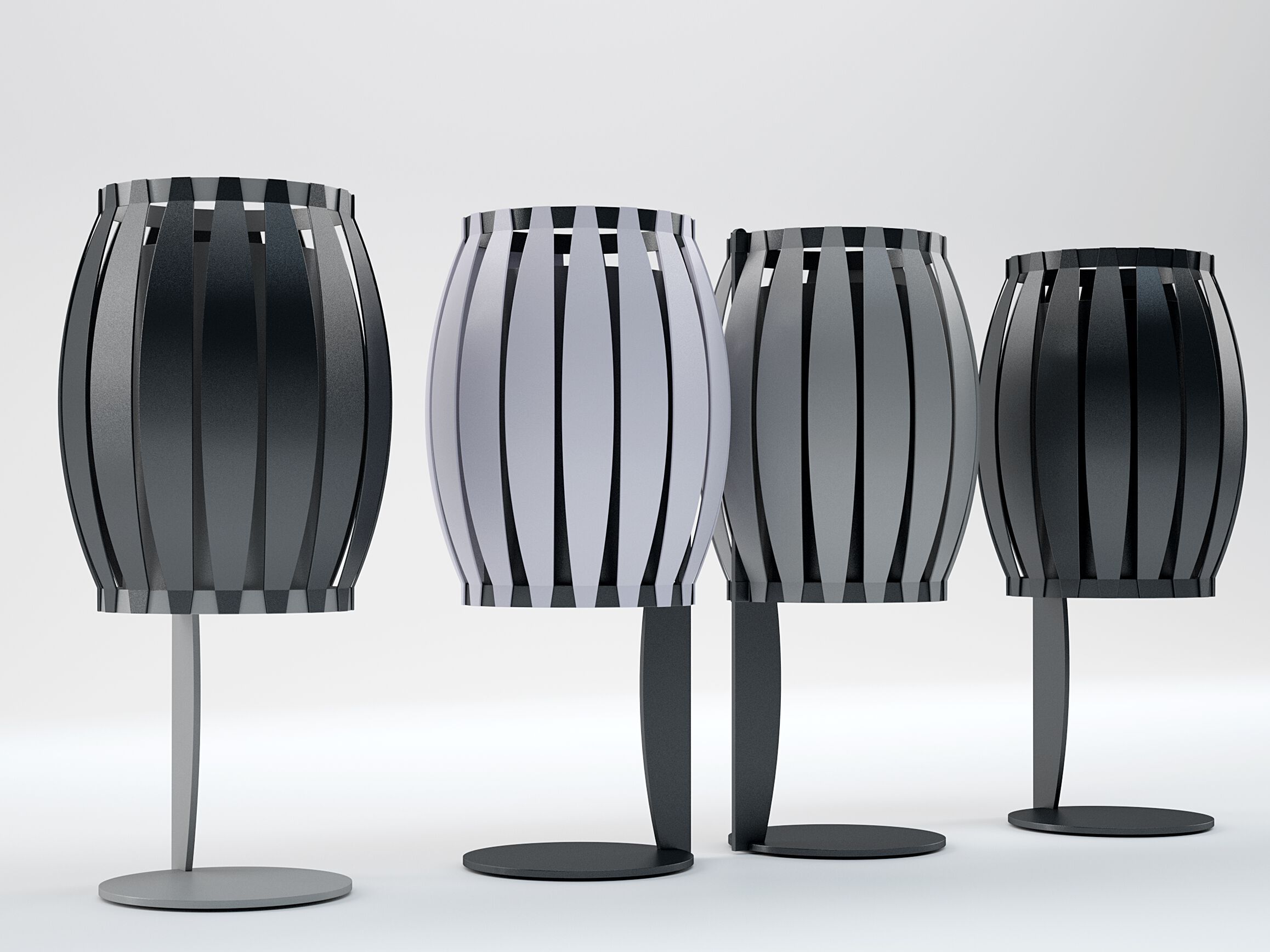 Наружная стальная стойка для мусора CITYSì OBELIX ARCH-00046953