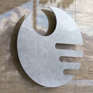 Hotech Дизайн-радиатор Prestige Collection Eileen отделка Brushed Aluminum