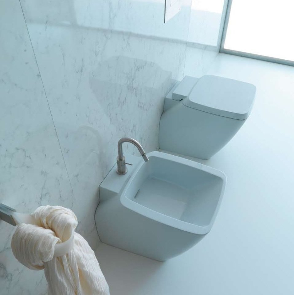 8082 Приставной унитаз напольный Белый  ATMOSFERE Италия Santreyd - Вид №2