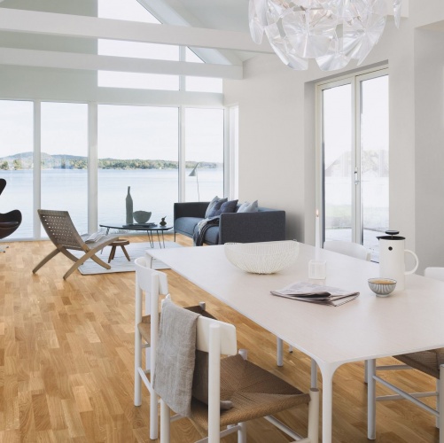 Спортивный паркет Boen Strongline Contract Спортлак Дуб Натур (Гладкая) 2200х139 мм EI37STLD - Вид №9