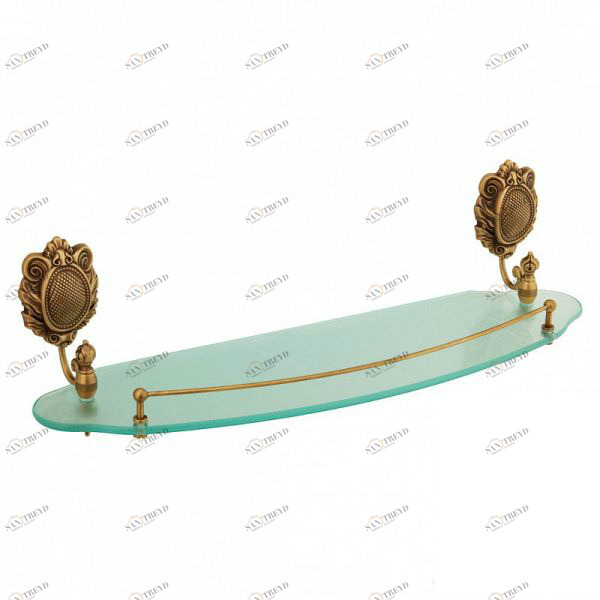 Полка с галереей MIGLIORE Cleopatra ML.CLE-60.720.BR бронза 