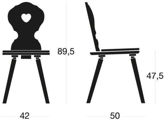 SIPA Деревянный стул со встроенной подушкой Monaco sun-id-1480634 - Вид №4