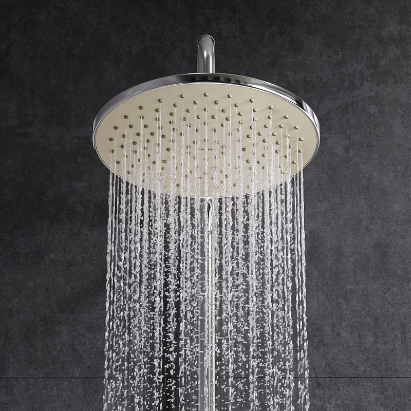 F40885C14 набор 2в1: см-ль д/ванны/душа верхний душ d 220 мм ручн.душ 110 мм 1 ф-ция душев AM.PM Sunny - Вид №5