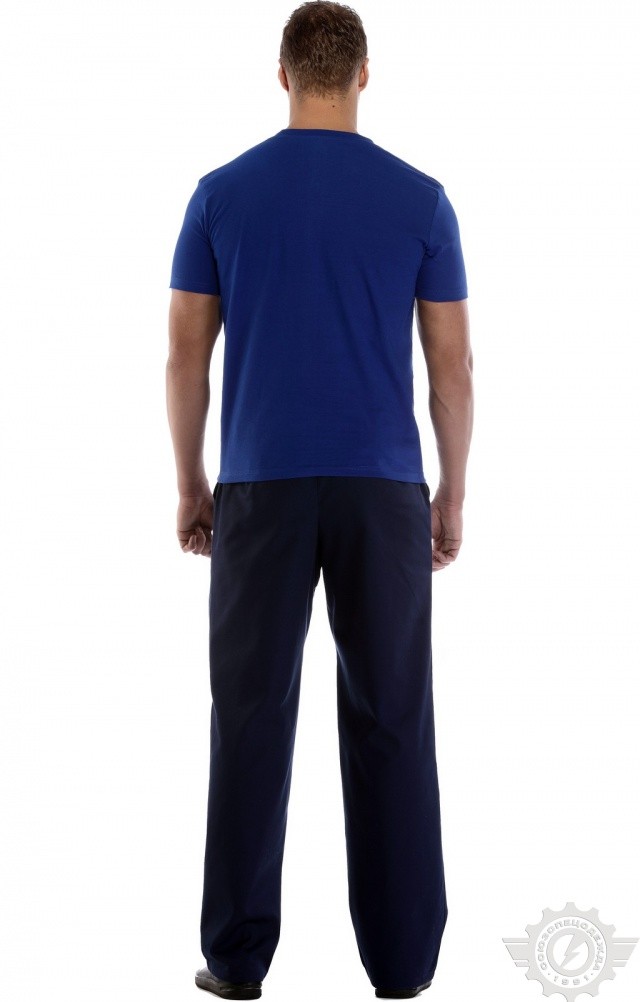 4956975 Футболка василек  Одежда для официантов  размер 5XL (64-66) Спецодежда  - Вид №9