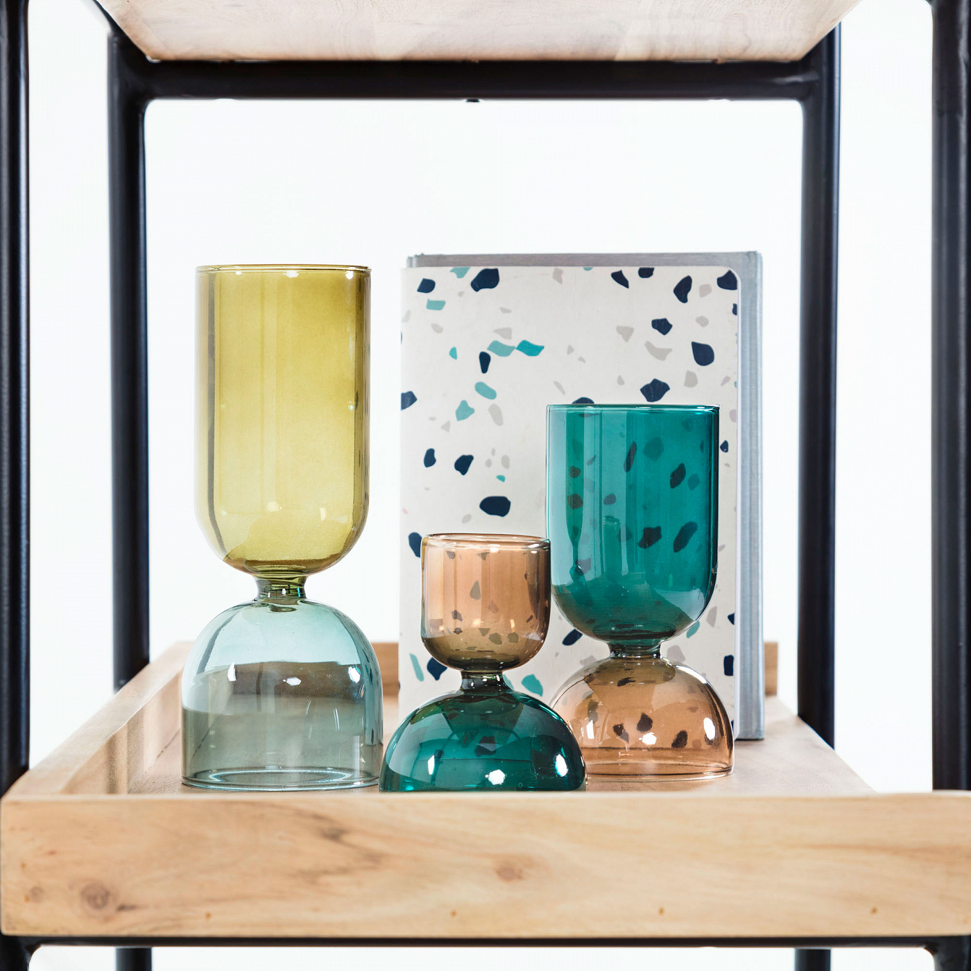 071789 Большой стеллаж 80x187 акация La Forma Basi 