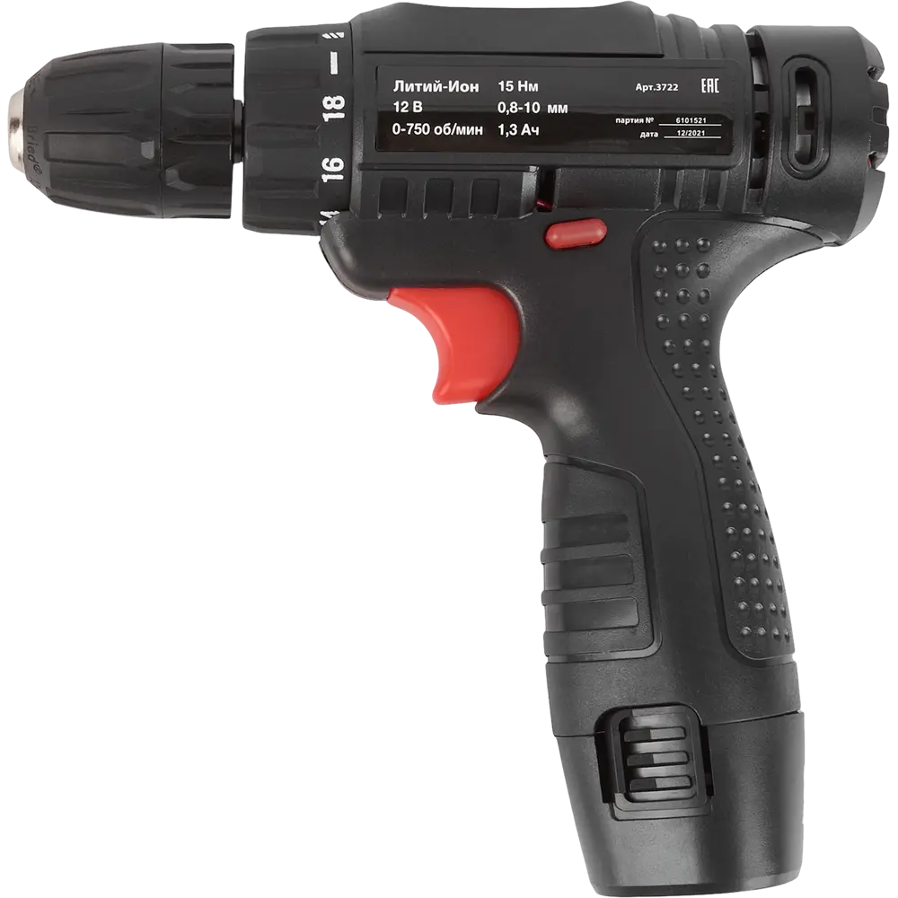 Аккумуляторный шуруповёрт Santreyd DRA-12/Р - лёгкий и мобильный 84276177 STLM-0047979 - Вид №1