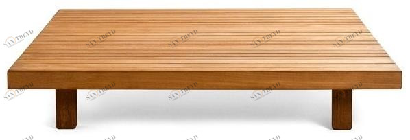 TRIBÙ Журнальный столик из тикового дерева Vis à vis sofa sun-id-1477075