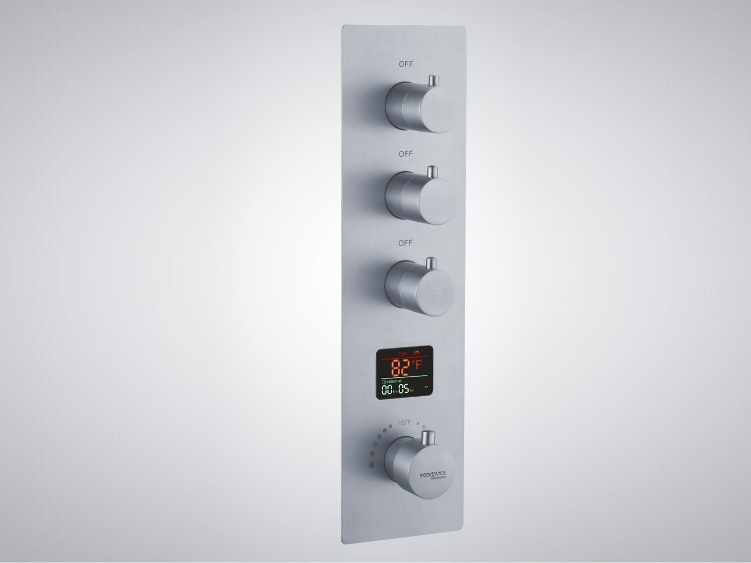 Термостатический электронный смеситель для душа с 4 отверстиями Fontana Showers VENDÔME ARCH-00087708