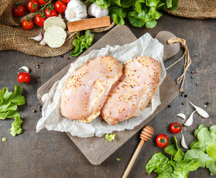 6297 Филе грудки куриное в горчично-медовом маринаде Вкусляндия 