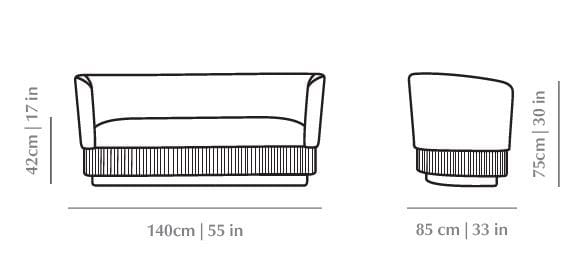 2-местный диван DOOQ La Folie ARCH-00123563 - Вид №3