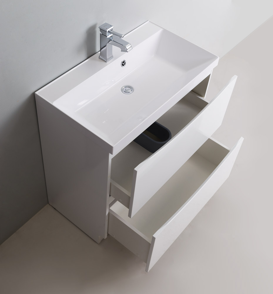 Мебель для ванной BelBagno MARINO-800-2C-PIA-BL-P  - Вид №3
