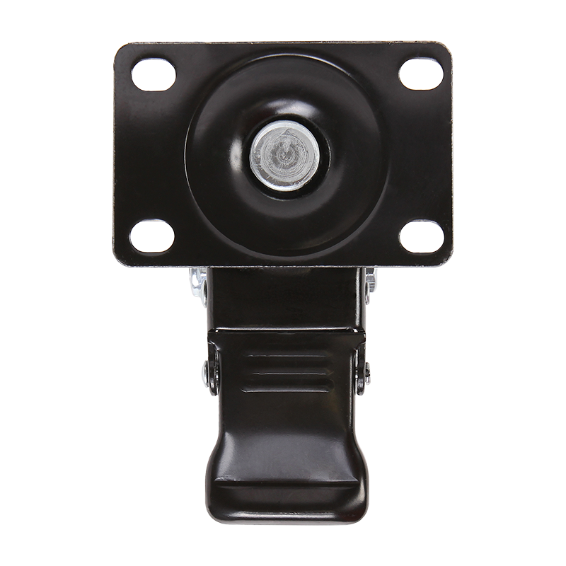 Мебельное колесо поворотное , на платформе, с тормозом, D75, черный LJPS0220 Public Steel Россия  - Вид №1