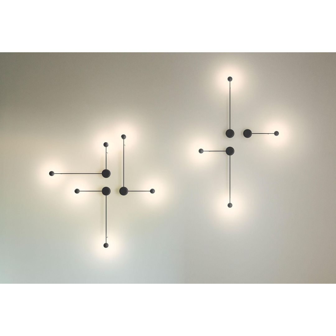 Vibia 1685 04 /10 Black бра Pin 114074 - Вид №1