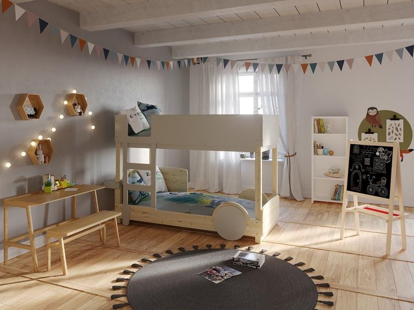 Mathy by Bols Односпальная деревянная двухъярусная кровать Discovery sun-id-1467257 - Вид №5