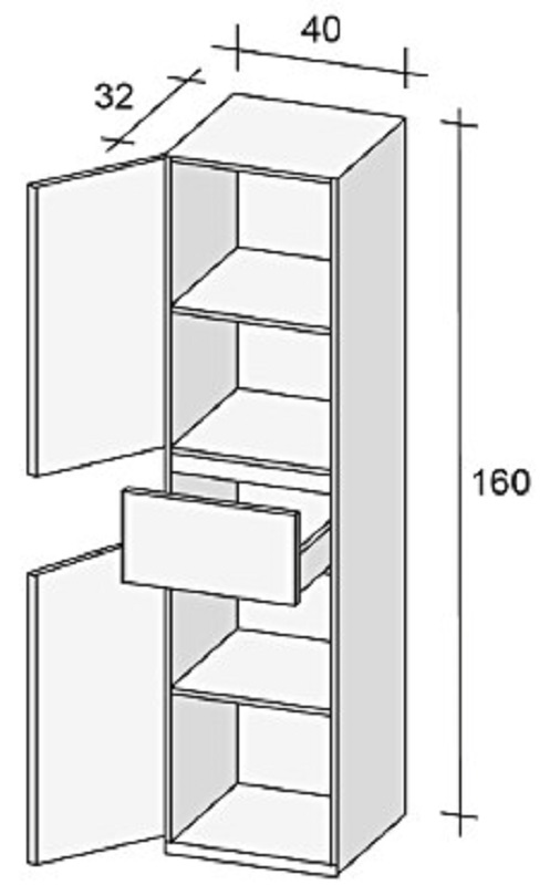 DP0 F171005100 Пенал Riho Porto Santreyd - Вид №2