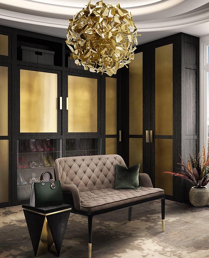 LUXXU Подвесной светильник из латуни с кристаллами swarovski® Mcqueen sun-id-1421308 - Вид №3