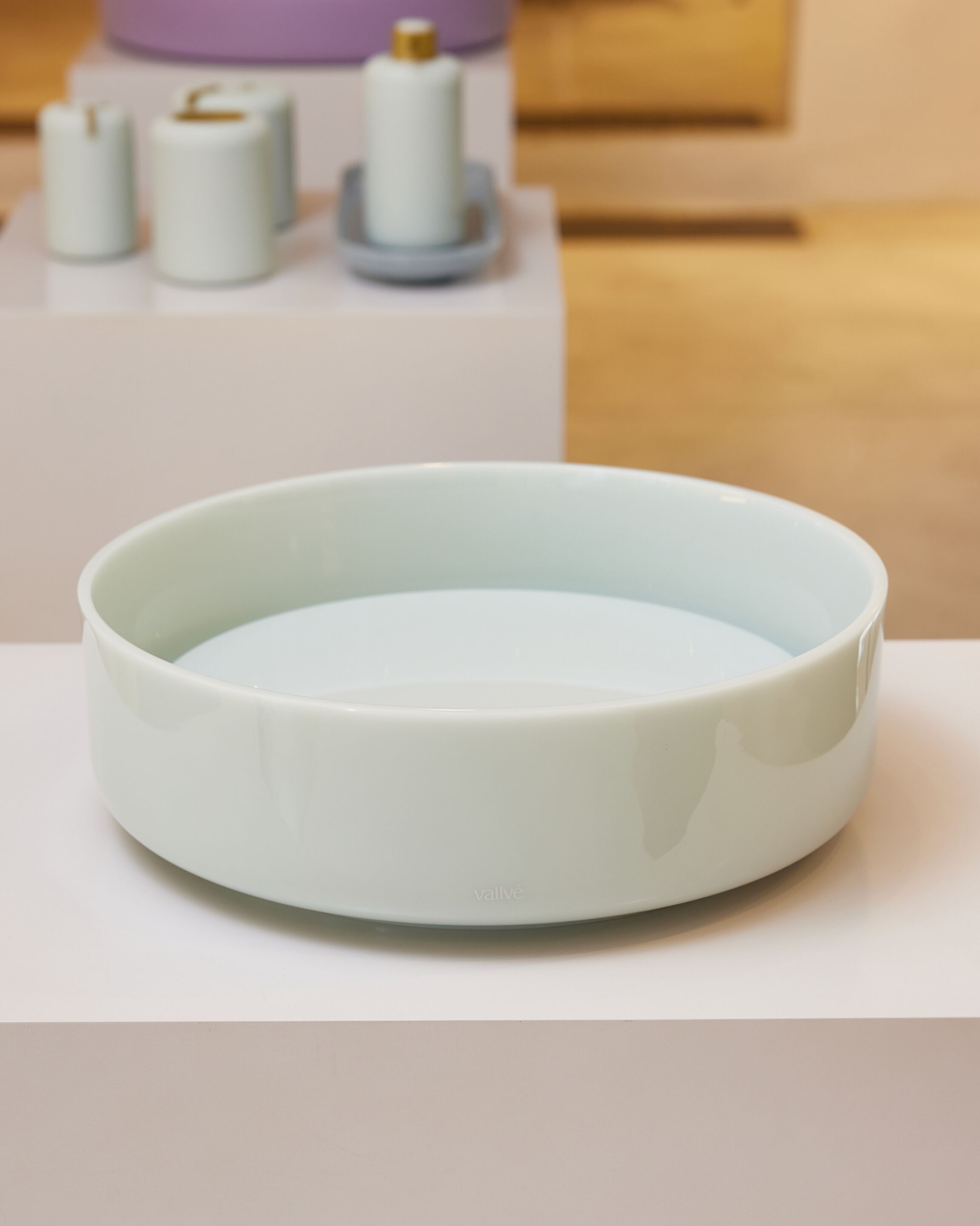 Круглый умывальник из смолы Vallvé SLIM BORDER ARCH-00017828 - Вид №2