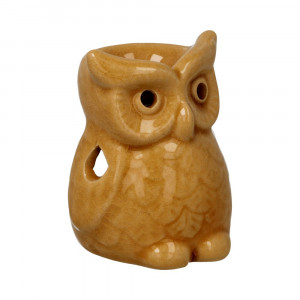 15999 Аромалампа "Сова" 7.5 см бежевая Giftman
