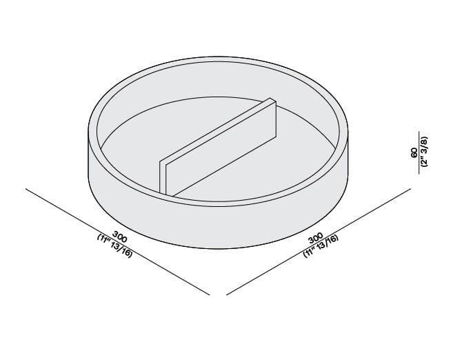 ARCH-00015234 Полка на борт ванны LUCE DI CARRARA Stay - Вид №1