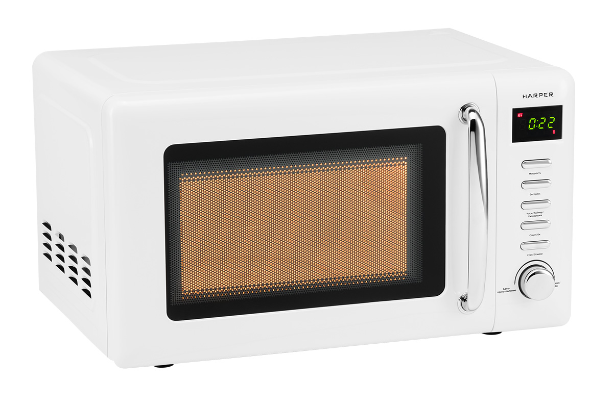 9936788 Микроволновая печь HARPER HMW-20ST02 белый STDN-0115238 - Вид №3