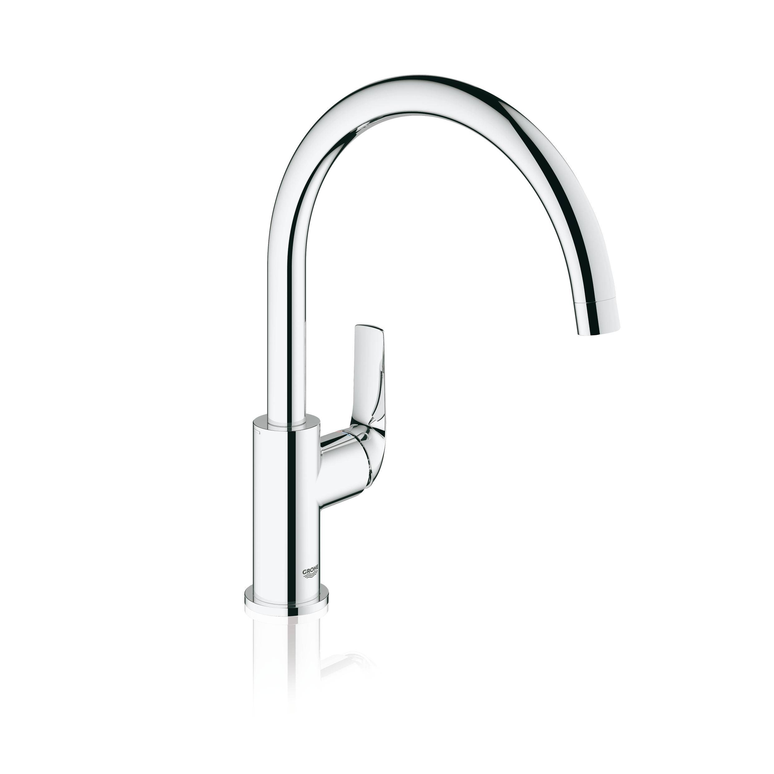 Смеситель для кухни GROHE BauCurve, высокий излив, хром (31231001) - Вид №1