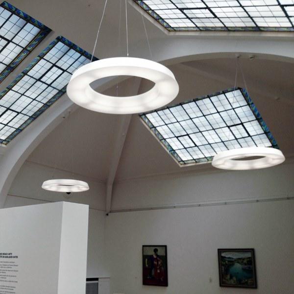 Martinelli Luce Светодиодный подвесной светильник из полиэтилена с диммером Circular pol 2057 - Вид №8