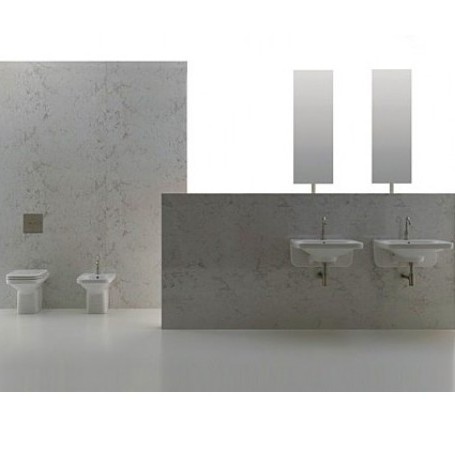 42837 Приставной унитаз напольный Белый  Moss Италия Santreyd - Вид №4