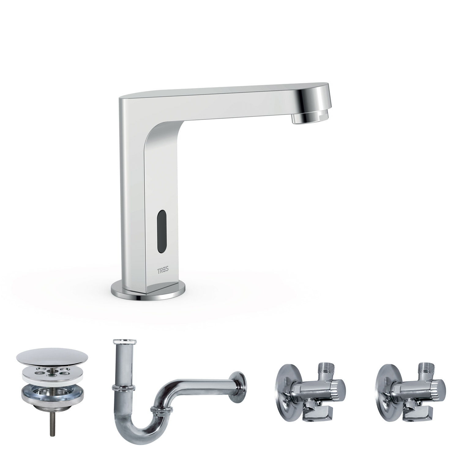 Электронный смеситель для раковины с системой предварительного смешивания-39210399 TRES Electronic