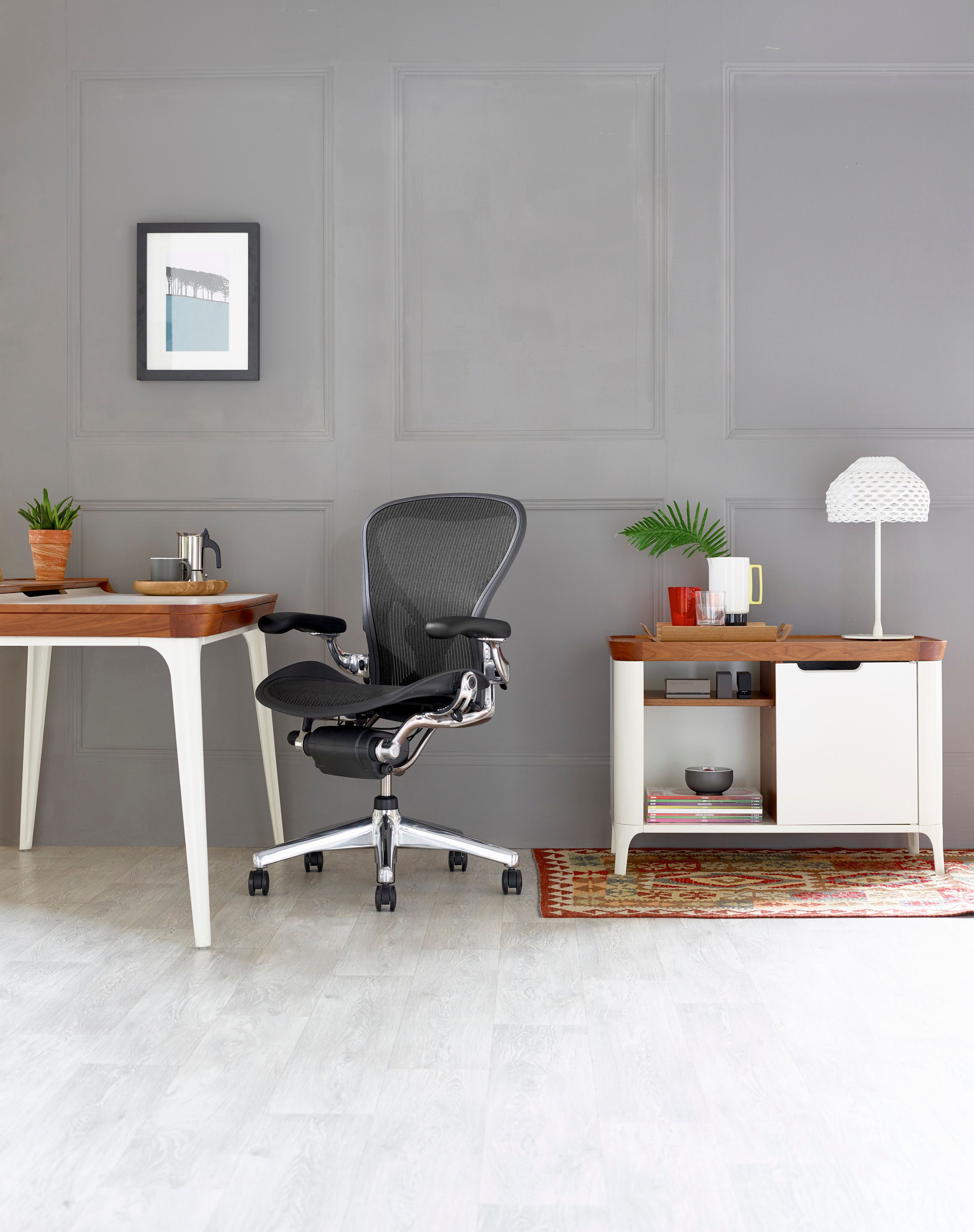 5-спицевое вращающееся офисное кресло с колесами Herman Miller Aeron ARCH-00152986 - Вид №10