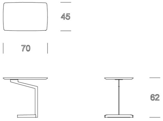 Former In Italia Сервисный столик со столешницей из лакированного дерева Dcv sun-id-1398538 - Вид №3