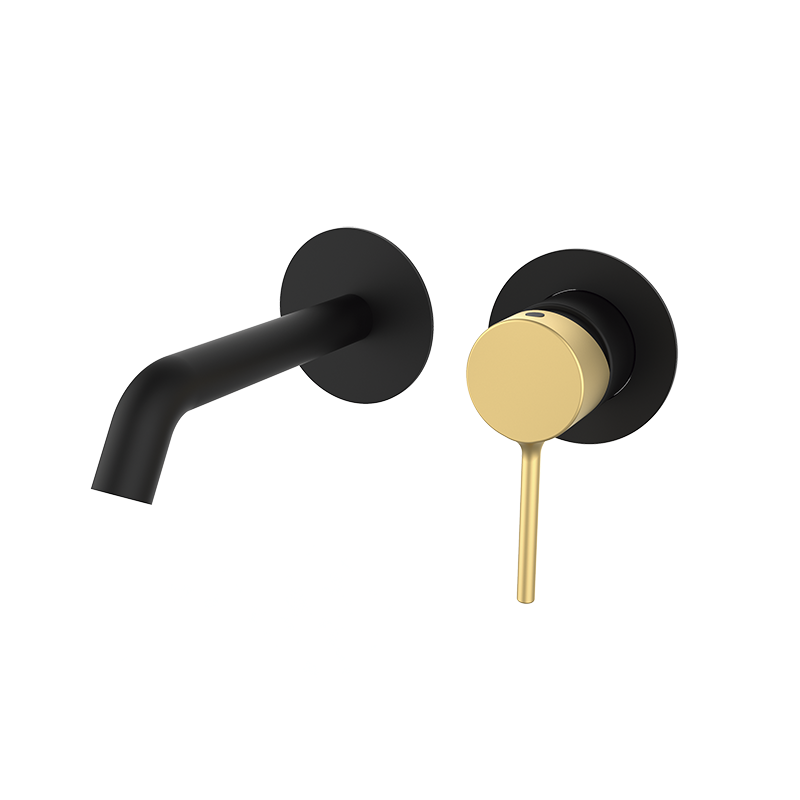 47535427 PREMIUM Черный Встроенный Умывальник Mixer Черное Матовое Золото GRB MIXERS 