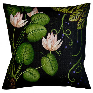 2719221 Подушка «Тропический лес / Нуар», версия 4 Object Desire